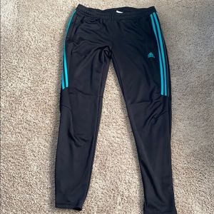 Adidas blue striped pants